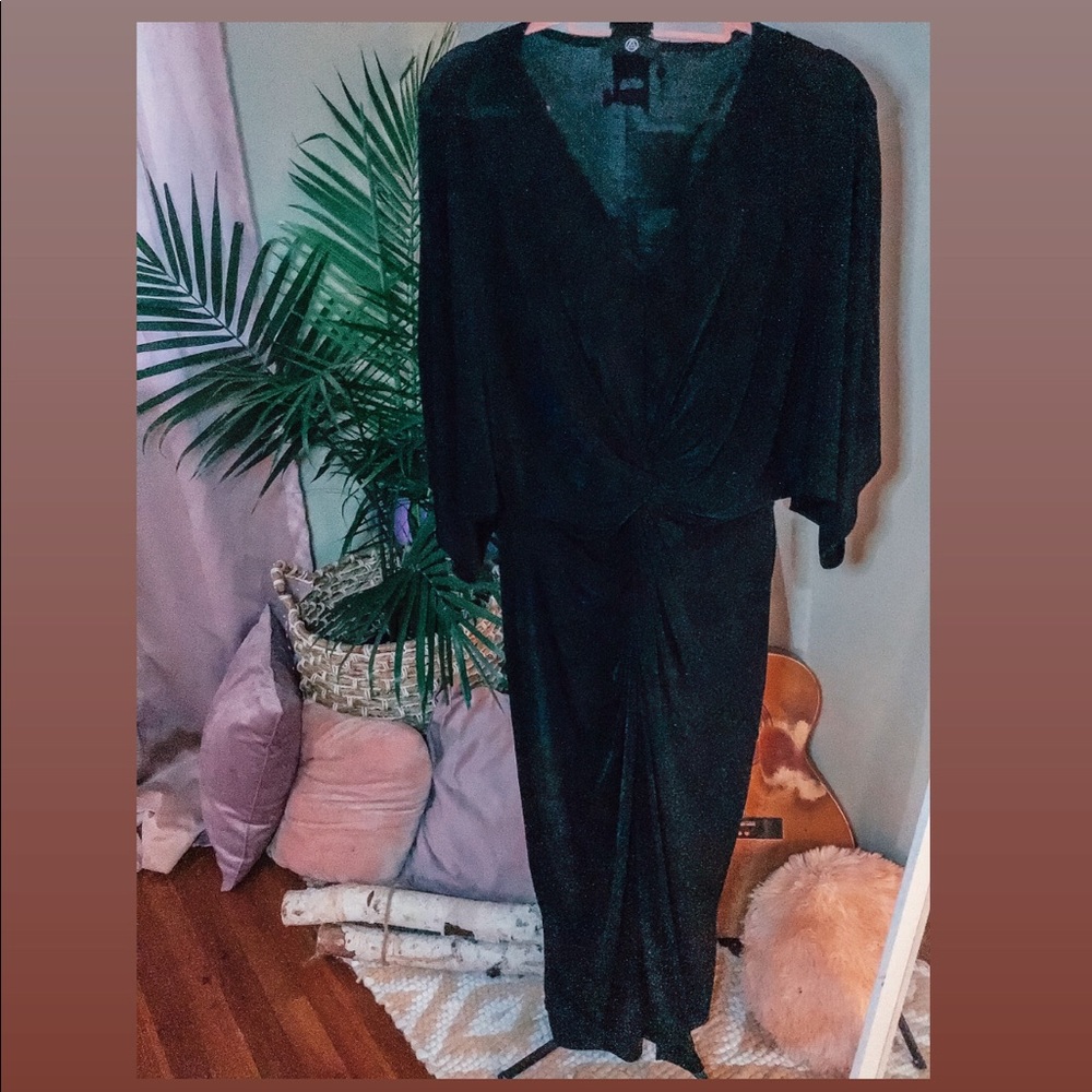 Missguided | Knotted Black Dress